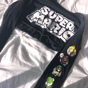 Super Mario crop top